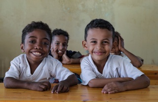 Zwei Jungen in Jemen